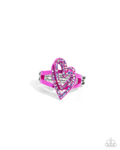 Hybrid Heart - Pink - Paparazzi Accessories