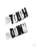 Touchdown Texture - Black - Paparazzi Accessories