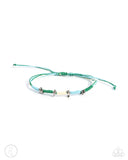 Turtle Task - Multi Green - Turtle Anklet