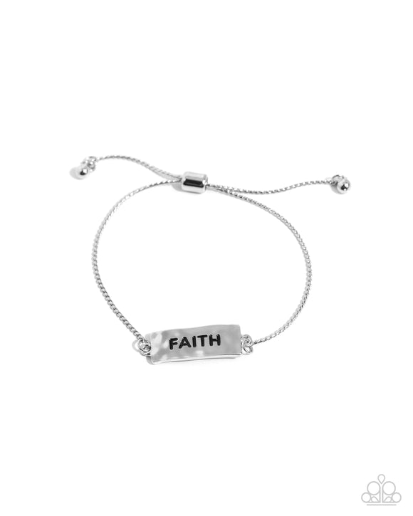 Confession of Faith - Silver - Paparazzi Accessories
