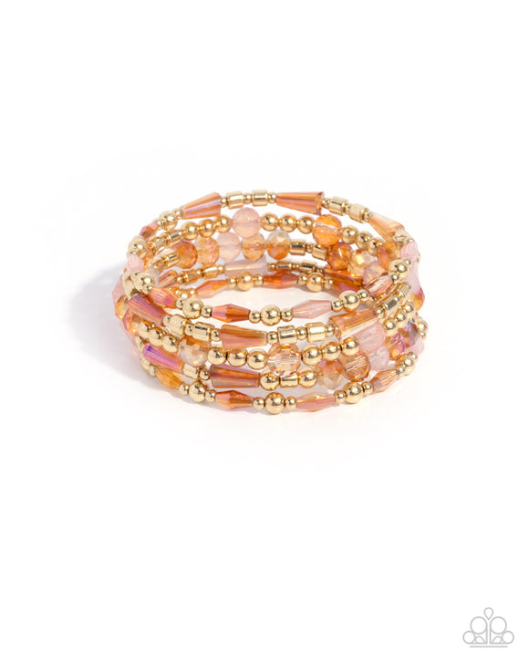 Seasoned Stack - Orange - Paparazzi Accessories