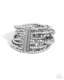 Spirited Stack - Silver - Paparazzi Accessories