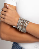 Spirited Stack - Silver - Paparazzi Accessories