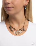 Saloon Girl - Gold - Cowboy Charm Necklace