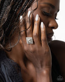 Sovereign Square - Silver - Paparazzi Accessories
