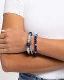 Flashy Frugality - Blue  - Paparazzi Accessories