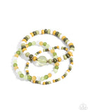 Seed Bead Stack - Green - Paparazzi Accessories
