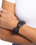 Buckle TOWN - Brown - Paparazzi Accessories