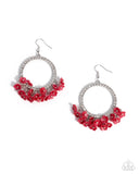 Wreathed Wisteria - Red - Paparazzi Accessories