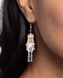 Nutcracker Nostalgia - Multi - Paparazzi Accessories Christmas Earrings