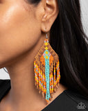 Paramount Pattern - Multi - Seed Bead Earrings