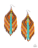 Paramount Pattern - Multi - Seed Bead Earrings