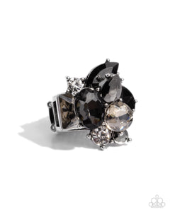 Capricious Cluster - Silver  - Paparazzi Accessories