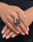 Capricious Cluster - Silver  - Paparazzi Accessories