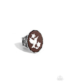 FOWL Language - Brown -  Paparazzi Accessories Hummingbird Ring