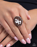 FOWL Language - Brown -  Paparazzi Accessories Hummingbird Ring