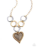 Focused Affection - Gold - Paparazzi Accessories