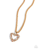 Romance is a Bonus - Gold - Papaparazzi Accessories