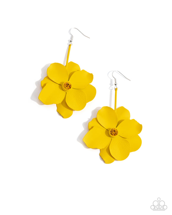 Generous Glisten -Yellow -  Paparazzi Accessories