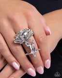 Rose Period - Silver - Paparazzi Accessories