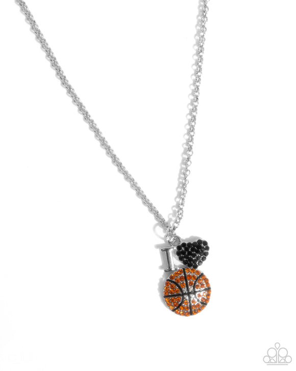 Basketball Balance - Orange - Paparazzi Accessories