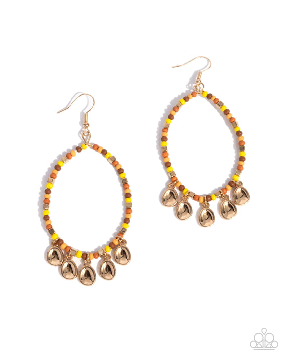 Teardrop Title - Orange