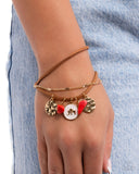 Serene Stroll - Red  - Elephant Bracelet