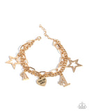 Team Spirit - Gold - Paparazzi Accessories