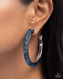 Chiseled Crescendo - Blue - Paparazzi Accessories