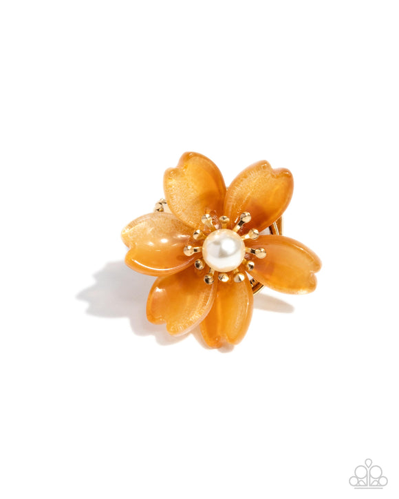 Floral Force - Orange - Paparazzi Accessories