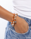 Meaningful Metamorphosis - Orange - Butterfly Bracelet