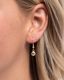 Adorable Ace - Gold  - Tennis Racket Necklace