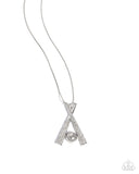 Play Ball! - White - Baseball Bat Necklace