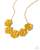 Floral Favor - Yellow - Paparazzi Accessories