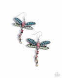Hey, I Heard You Were A Wild One - Multi - Dragonfly Earrings