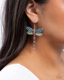 Hey, I Heard You Were A Wild One - Multi - Dragonfly Earrings
