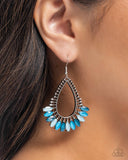 Pronged Pattern - Blue