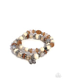 Meaningful Metamorphosis - Brown - Butterfly Bracelet