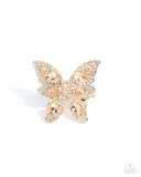 Fluttering Feeling - Gold - Butterfly Ring