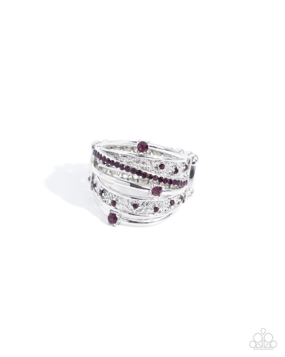 Captivating Crisscross - Purple