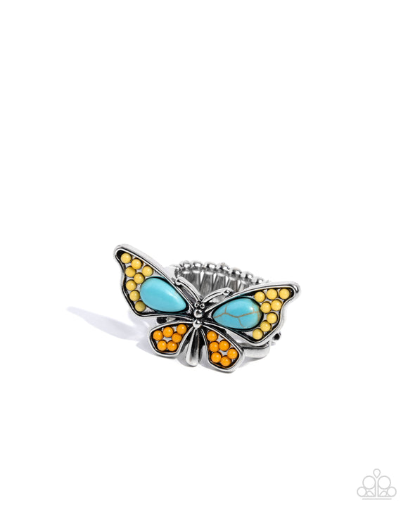 Aerial Acceleration - Yellow - Butterfly Ring