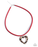 Ferocious Flirt - Red - Papaparazzi Accessories