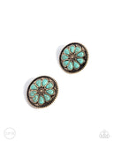 Promising Passage - Gold - Clip-on Earrings
