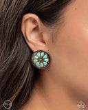Promising Passage - Gold - Clip-on Earrings