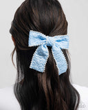 Coquette Charm - Blue - Paparazzi Accessories Hair Bow