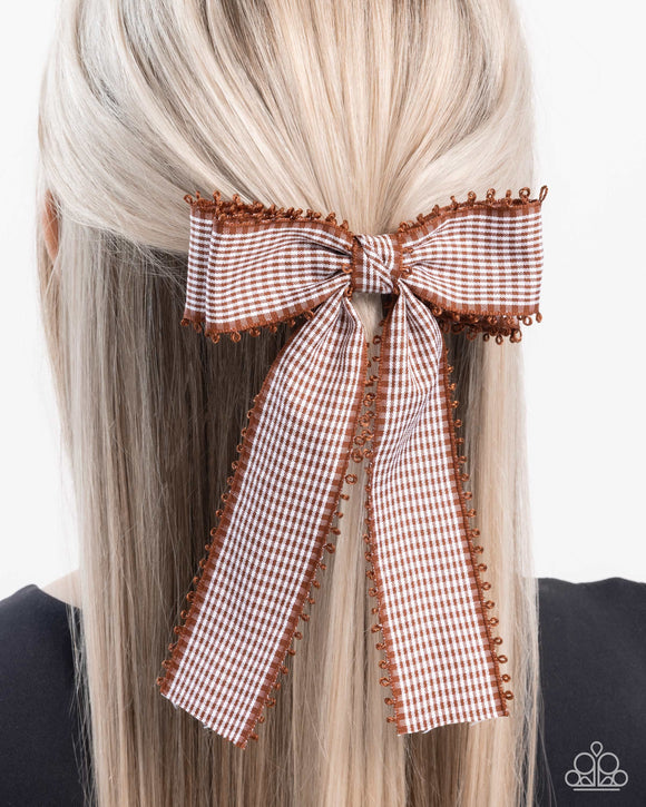 Checkered Chic - Brown
