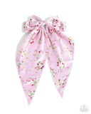 Fluttering Flowers - Pink - Paparazzi Accessories Hair Bow