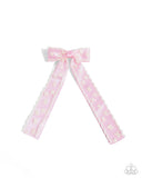 Carefree Coquette - Pink - Paparazzi Accessories Hair Bow