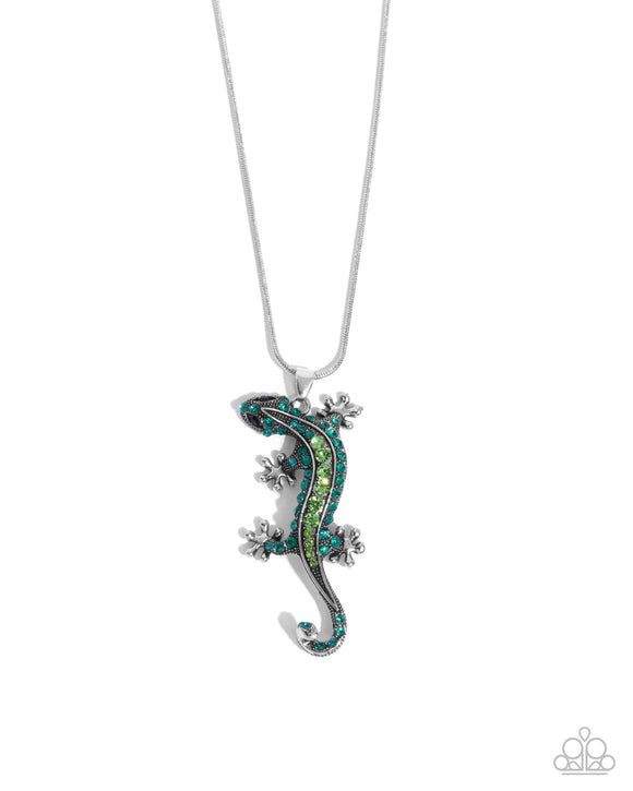 Shimmery Salamander - Green
