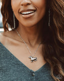 Darling Dachshund - Silver - Dog Necklace